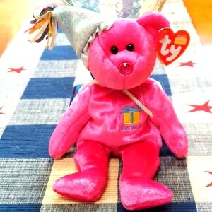 Ty Beanie Baby January Birthday Bear